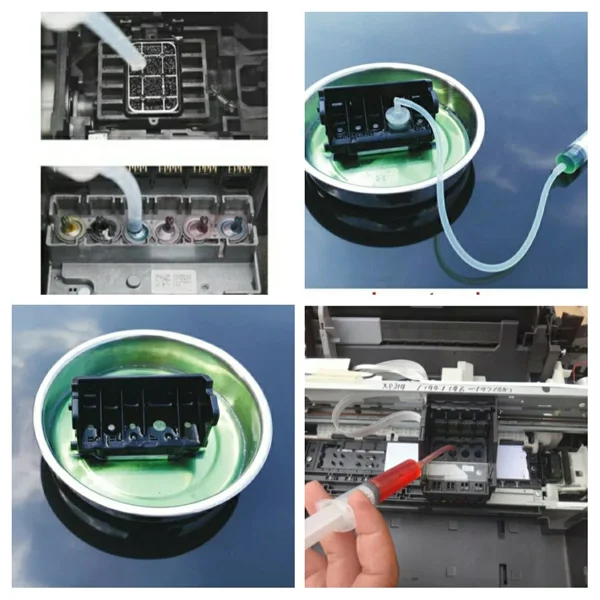 Head Cleaning Solution For Epson Hp Canon Inkjet Printers (50ml) WITH DROPER - Image 2