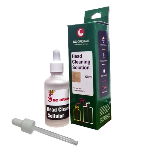 Head Cleaning Solution For Epson Hp Canon Inkjet Printers (50ml) WITH DROPER