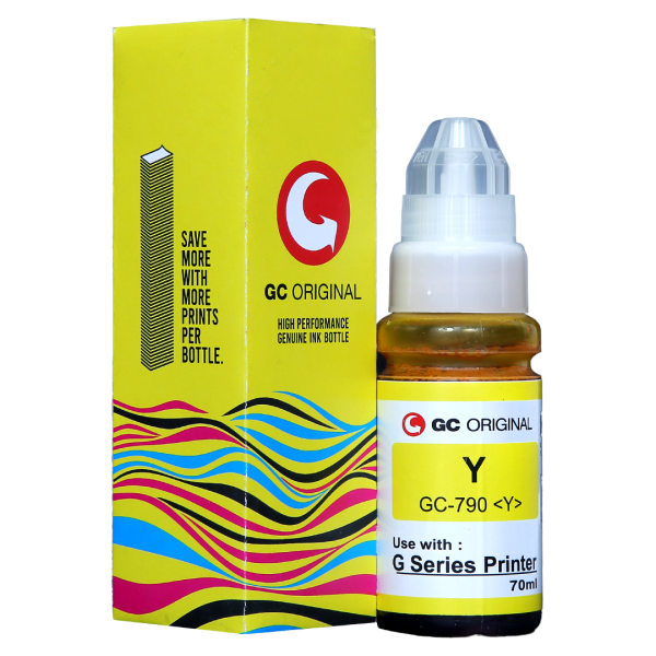 GC ORIGINAL COMPATIBLE INK FOR CANON  790 Ink Bottle (YELLOW)
