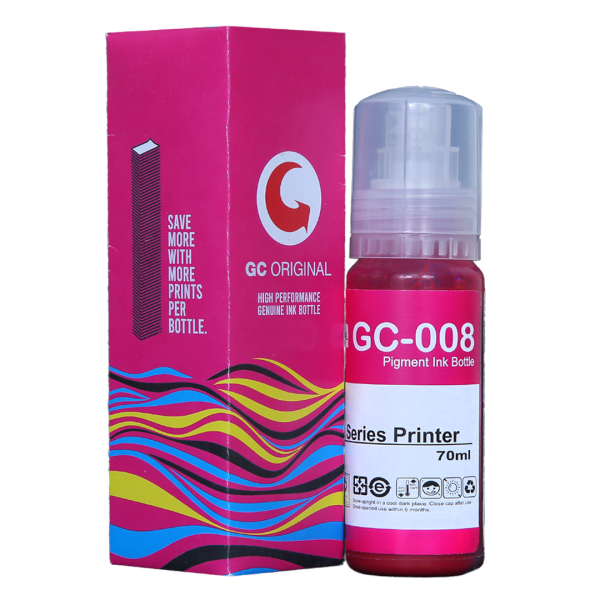 GC ORIGINAL Ink Bottle 008 For Epson 70ml (Pigment MAGENTA)