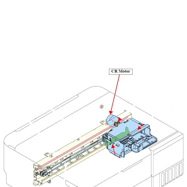 Cr Motor For Epson L8050 (2207984) - Image 2