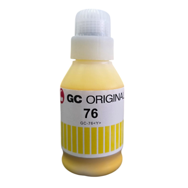 GC ORIGINAL Ink GC-76 – BLACK - 135ML -YELLOW